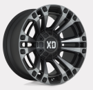 XD851 Monster 3 Satinschwarz 20x10 6x5,3 & 6x5,5